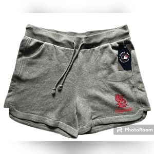 New Genuine Merchandise women's St. Luis Cardinals lounge short gray size L
